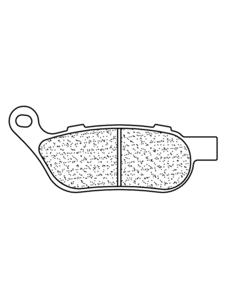 Plaquettes de frein arrière CL BRAKES - RX3 métal fritté route