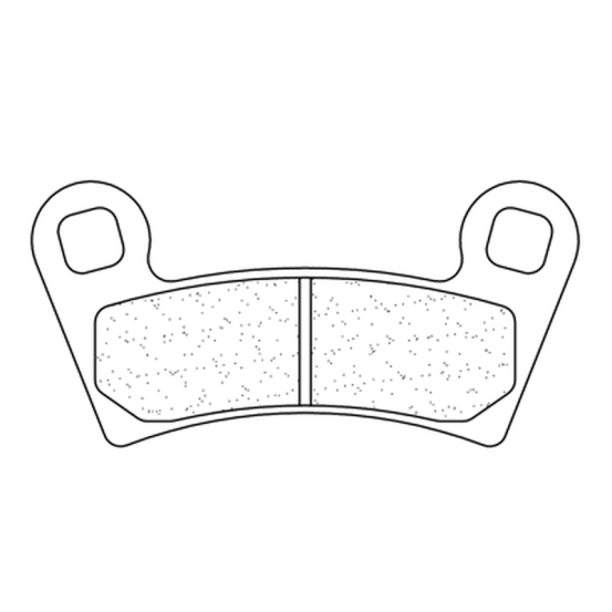Plaquettes de frein avant ou arrière CL BRAKES - ATV1 métal fritté quad