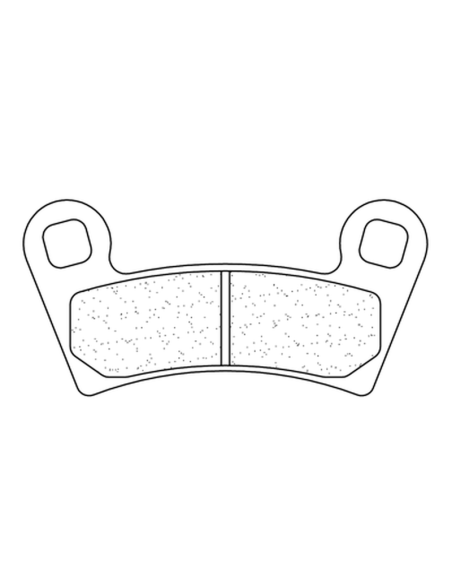 Plaquettes de frein avant ou arrière CL BRAKES - ATV1 métal fritté quad