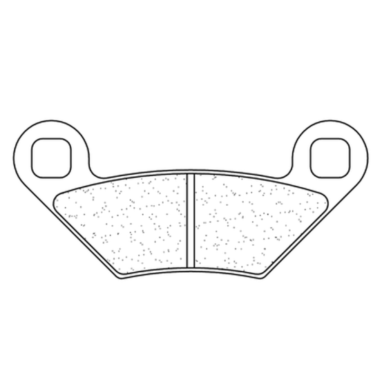 Plaquettes de frein avant ou arrière CL BRAKES - ATV1 métal fritté quad