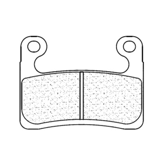 Plaquettes de frein avant CL BRAKES - XBK5 métal fritté route / racing