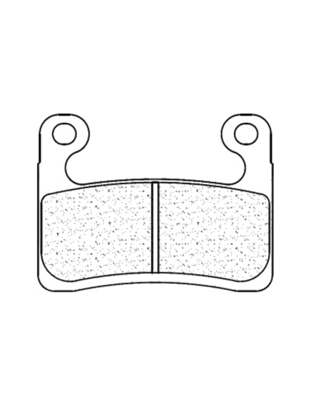 Plaquettes de frein avant CL BRAKES - XBK5 métal fritté route / racing