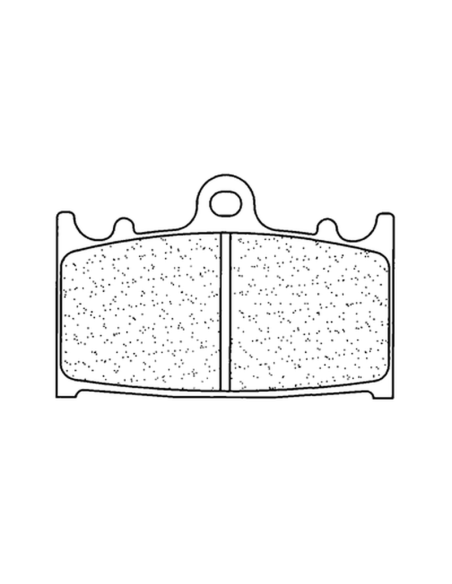 Plaquettes de frein avant CL BRAKES - XBK5 métal fritté route / racing