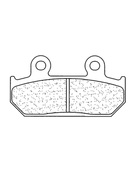 Plaquettes de frein avant CL BRAKES - XBK5 métal fritté route / racing
