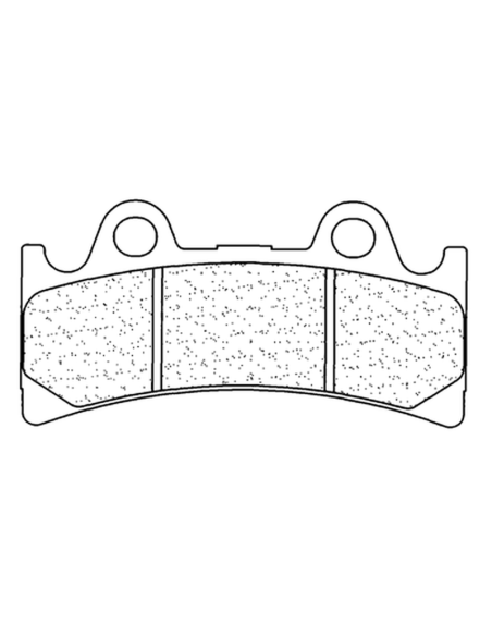 Plaquettes de frein avant CL BRAKES - XBK5 métal fritté route / racing