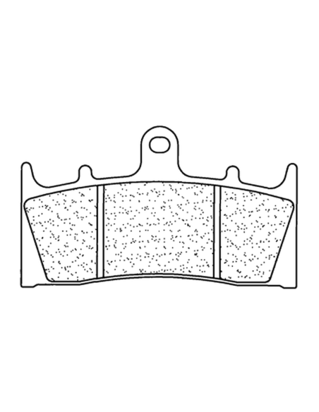 Plaquettes de frein avant CL BRAKES - XBK5 métal fritté route / racing