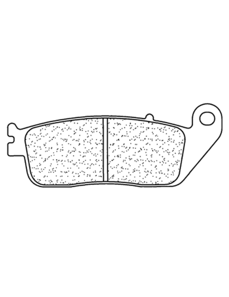 Plaquettes de frein avant CL BRAKES - XBK5 métal fritté route / racing