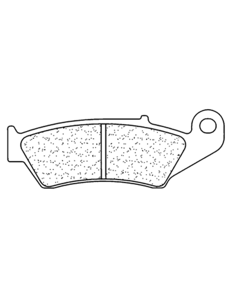 Plaquettes de frein avant CL BRAKES - MX10 métal fritté motocross
