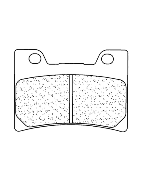 Plaquettes de frein avant CL BRAKES - XBK5 métal fritté route / racing