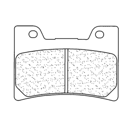 Plaquettes de frein avant CL BRAKES - XBK5 métal fritté route / racing
