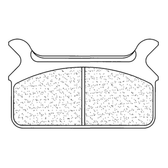 Plaquettes de frein arrière CL BRAKES - RX3 métal fritté route