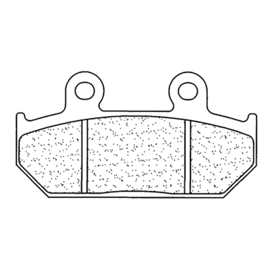 Plaquettes de frein avant ou arrière CL BRAKES - S4 métal fritté urbain et route