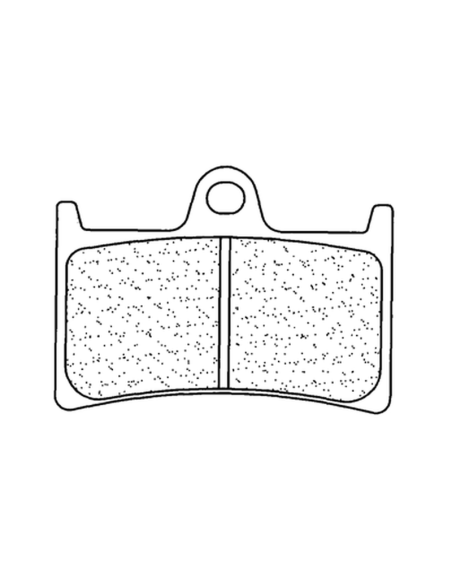 Plaquettes de frein avant CL BRAKES - XBK5 métal fritté route / racing