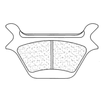 Plaquettes de frein arrière CL BRAKES - RX3 métal fritté route