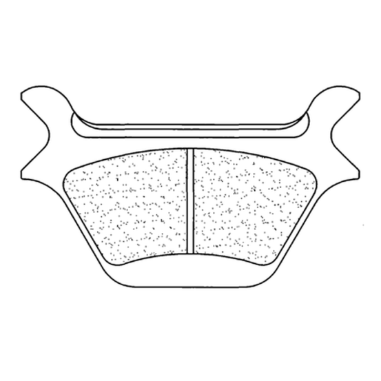 Plaquettes de frein arrière CL BRAKES - RX3 métal fritté route