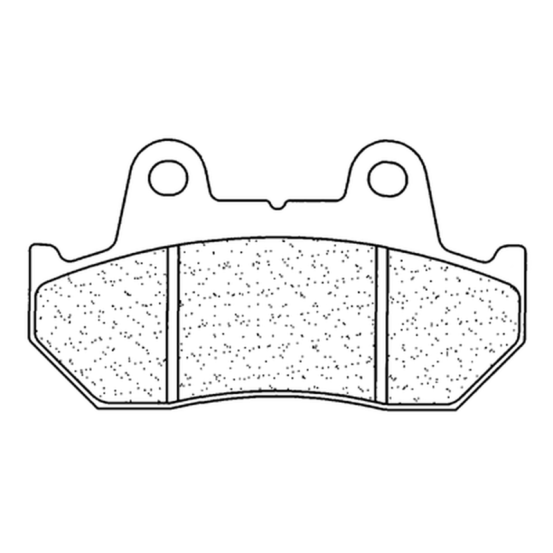 Plaquettes de frein arrière CL BRAKES - RX3 métal fritté route