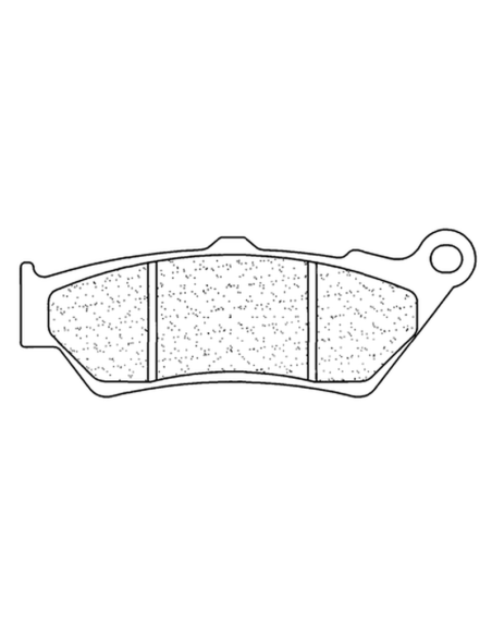 Plaquettes de frein avant CL BRAKES - XBK5 métal fritté route / racing