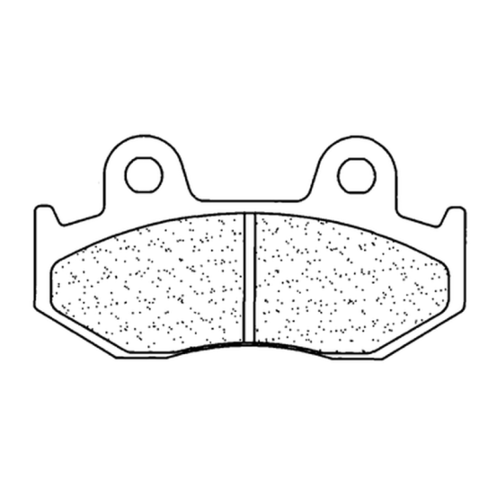 Plaquettes de frein avant ou arrière CL BRAKES - S4 métal fritté urbain et route