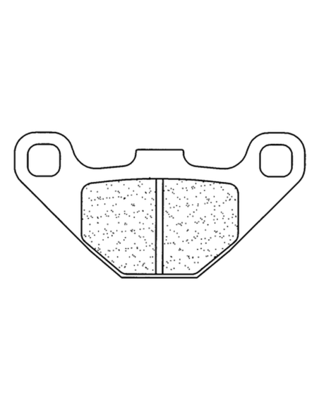 Plaquettes de frein avant ou arrière CL BRAKES - ATV1 métal fritté quad