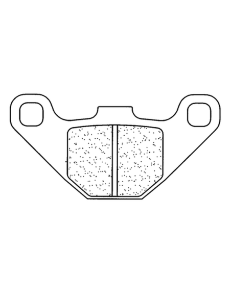 Plaquettes de frein avant CL BRAKES - MX10 métal fritté motocross