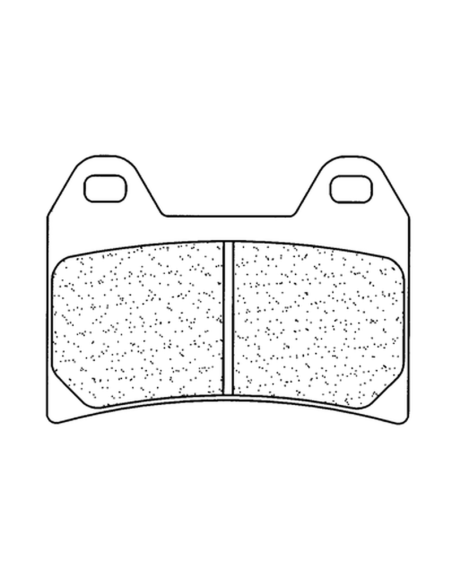 Plaquettes de frein avant CL BRAKES - C60 Utilisation racing uniquement