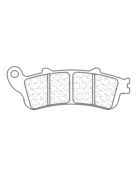 Plaquettes de frein avant CL BRAKES - XBK5 métal fritté route / racing