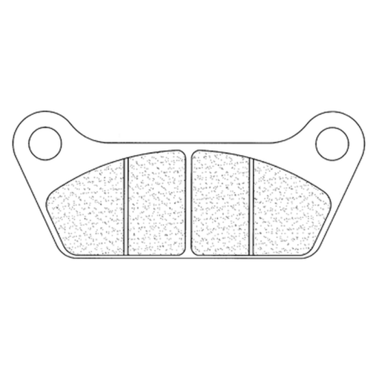 Plaquettes de frein arrière CL BRAKES - RX3 métal fritté route
