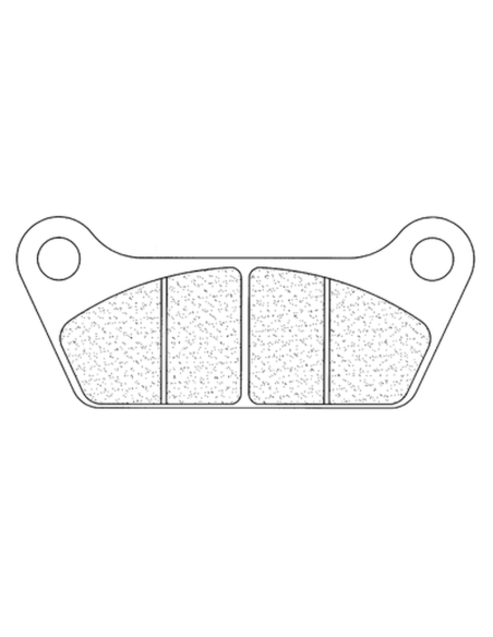 Plaquettes de frein arrière CL BRAKES - RX3 métal fritté route