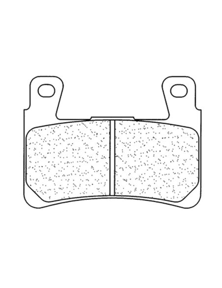 Plaquettes de frein avant CL BRAKES - XBK5 métal fritté route / racing