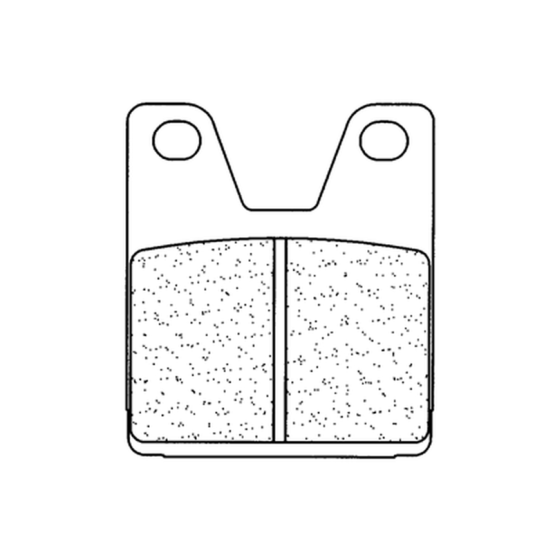 Plaquettes de frein arrière CL BRAKES - RX3 métal fritté route