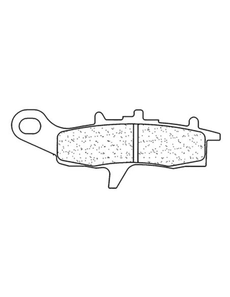 Plaquettes de frein avant CL BRAKES - MX10 métal fritté motocross
