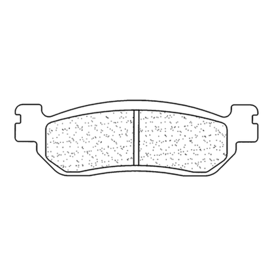 Plaquettes de frein avant ou arrière CL BRAKES - S4 métal fritté urbain et route