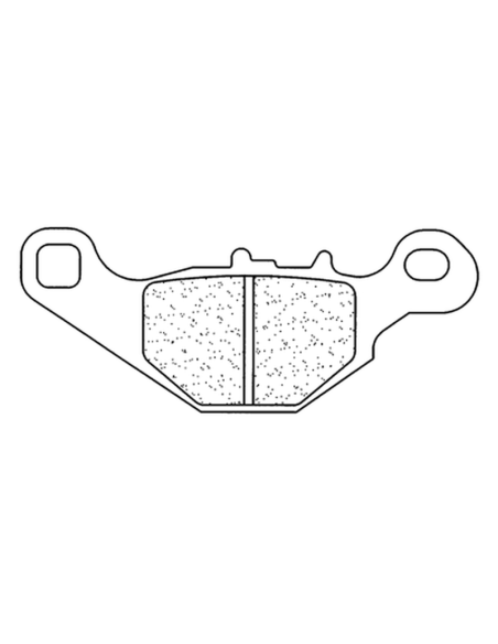 Plaquettes de frein avant CL BRAKES - MX10 métal fritté motocross