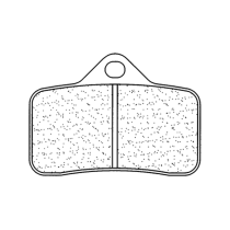 Plaquettes de frein avant CL BRAKES - XBK5 métal fritté route / racing