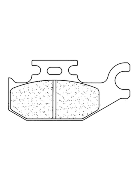Plaquettes de frein avant ou arrière CL BRAKES - ATV1 métal fritté quad