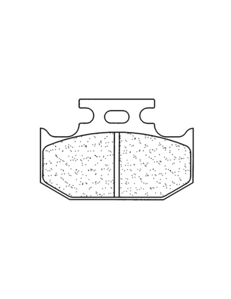 Plaquettes de frein arrière CL BRAKES - X59 métal fritté motocross