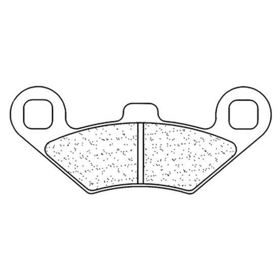 Plaquettes de frein arrière CL BRAKES - X59 métal fritté motocross