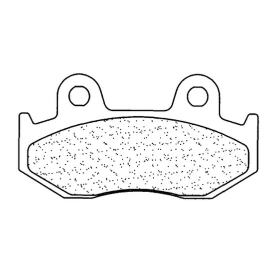 Plaquettes de frein avant ou arrière CL BRAKES - MAXI-SC métal fritté maxi-scooter