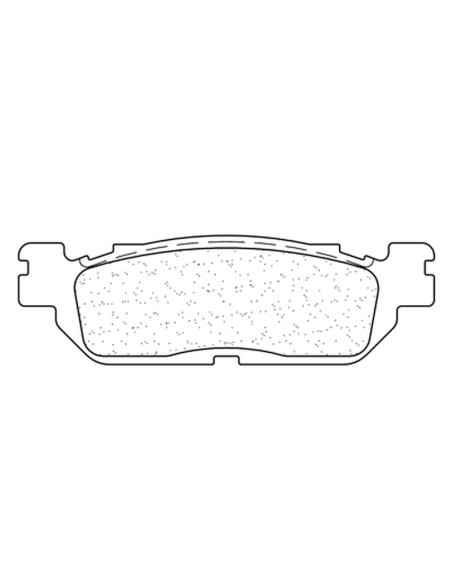 Plaquettes de frein avant ou arrière CL BRAKES - MAXI-SC métal fritté maxi-scooter