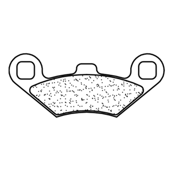 Plaquettes de frein avant ou arrière CL BRAKES - MAXI-SC métal fritté maxi-scooter