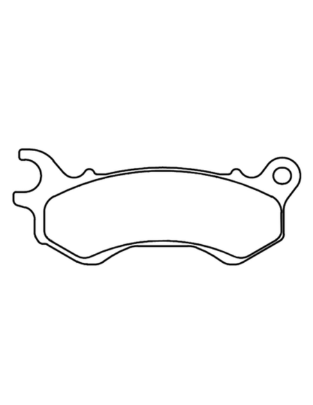 Plaquettes de frein avant ou arrière CL BRAKES - MAXI-SC métal fritté maxi-scooter