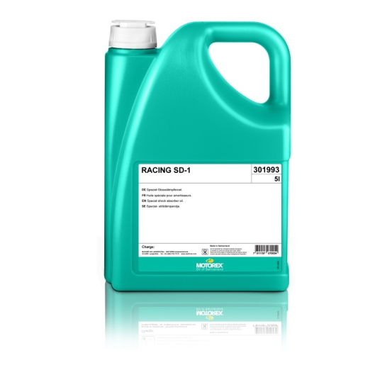 Huile amortisseur MOTOREX Racing SD1 Shock Oil 5W 5L