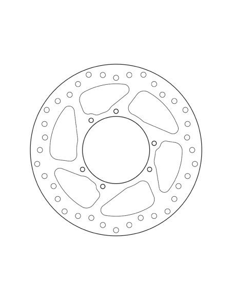 Disque de frein BREMBO Série Oro fixe - 68B407N3