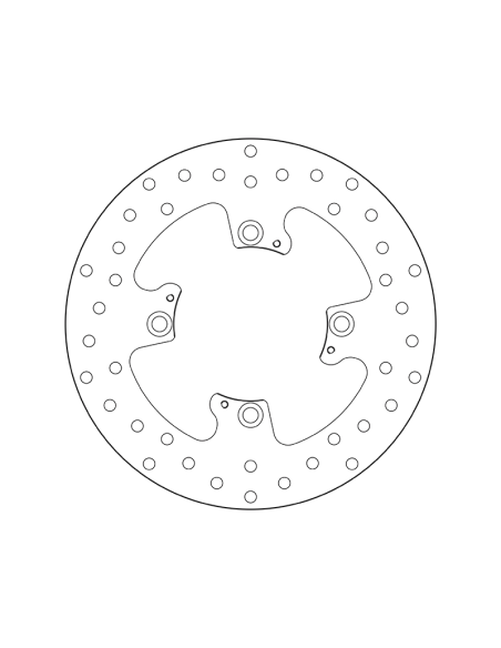 Disque de frein BREMBO Oro fixe - 68B407N6