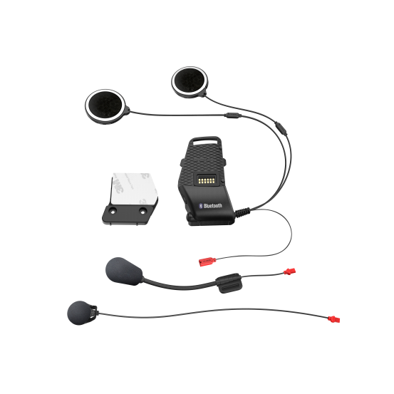 Ensemble de pince - micro - oreillette pour casque moto pour intercom Sena 10S