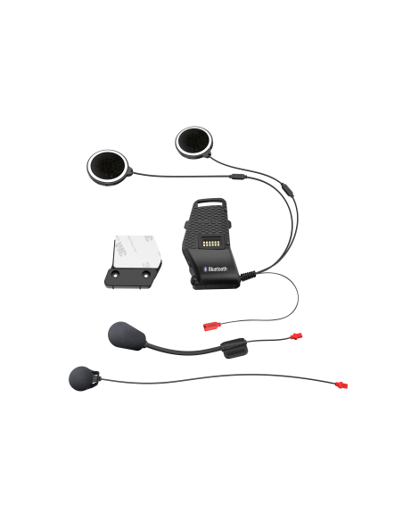 Ensemble de pince - micro - oreillette pour casque moto pour intercom Sena 10S