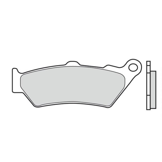Plaquettes de frein BREMBO route métal fritté - 07BB03LA