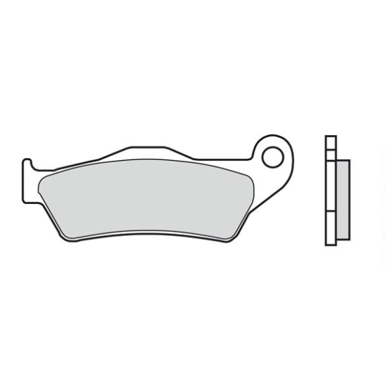 Plaquettes de frein BREMBO route métal fritté - 07BB04LA