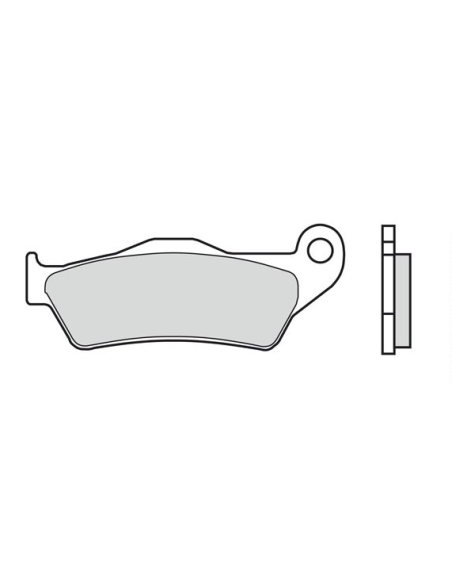 Plaquettes de frein BREMBO route métal fritté - 07BB04LA