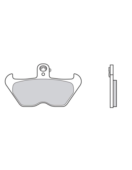 Plaquettes de frein BREMBO route métal fritté - 07BB24LA